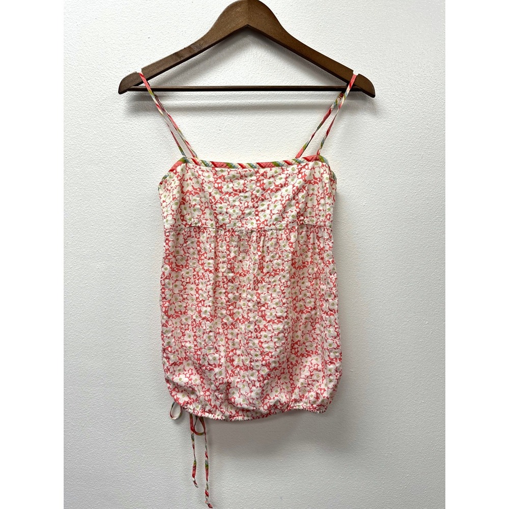 Hollister Y2K Square Neck Cotton Cami‎ Floral S